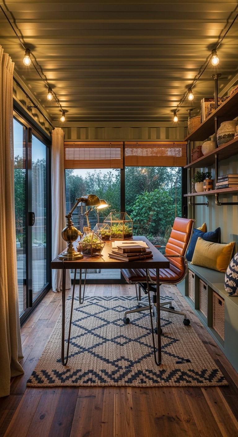 industrial chic container oasis