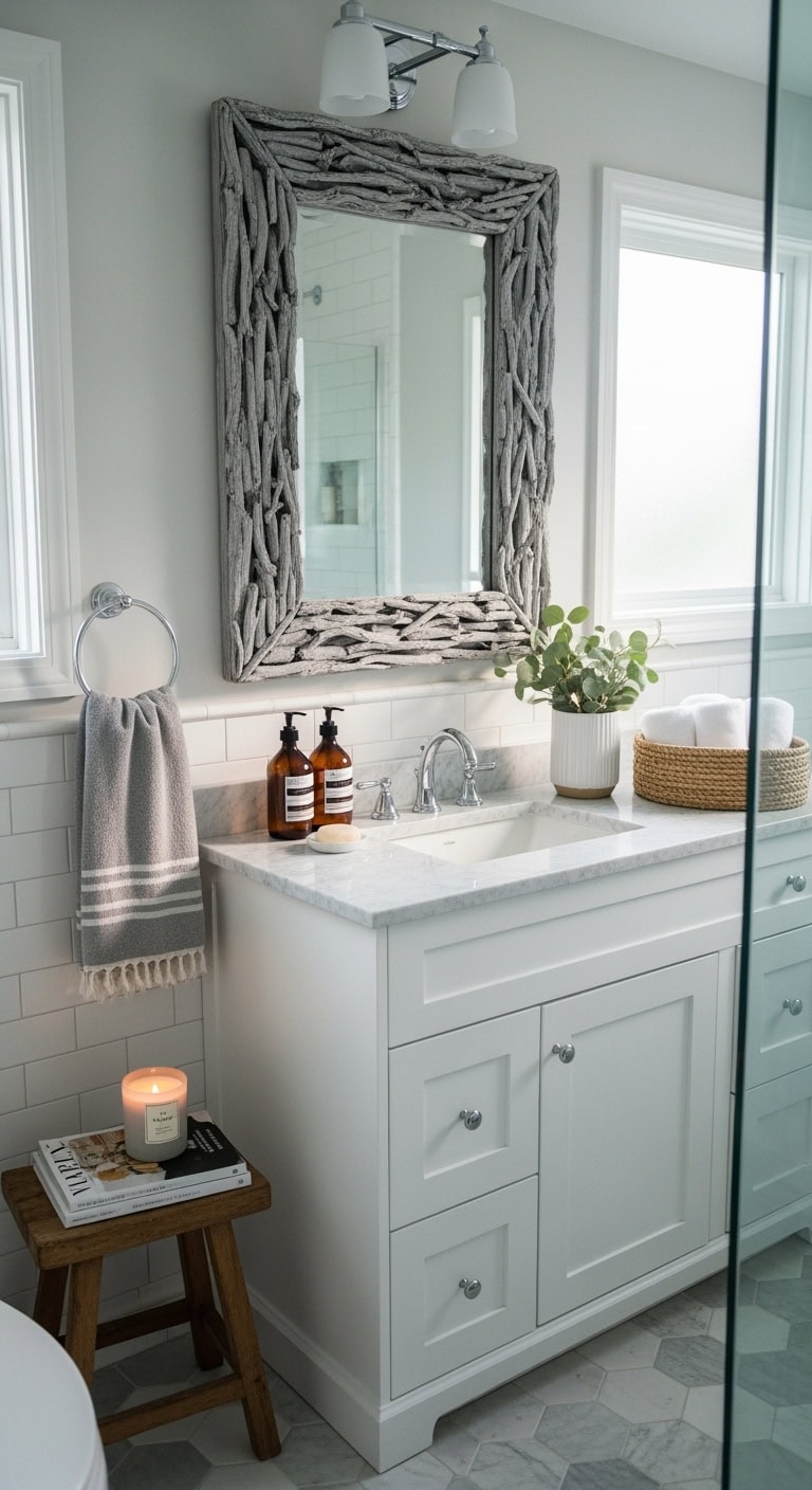 chic imperfect weathered statement