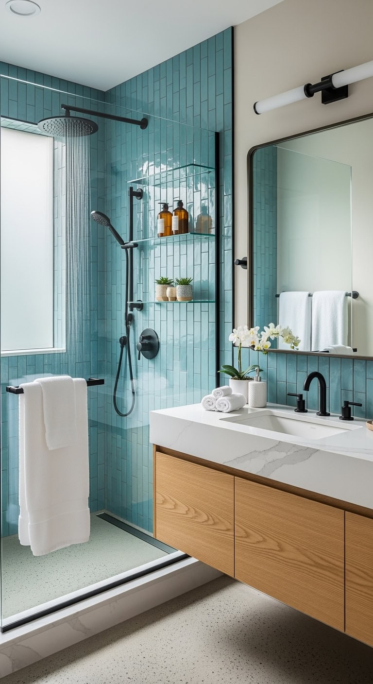 serene spa like bathroom oasis