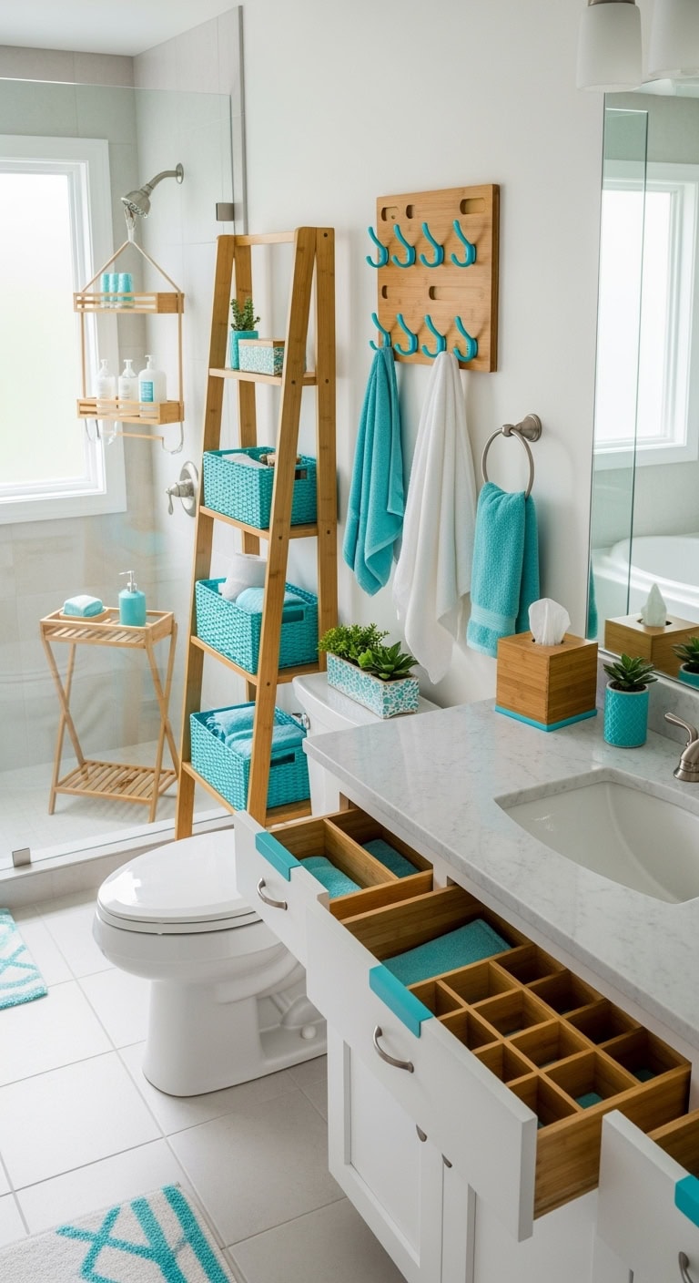 eco chic bamboo meets coastal aqua