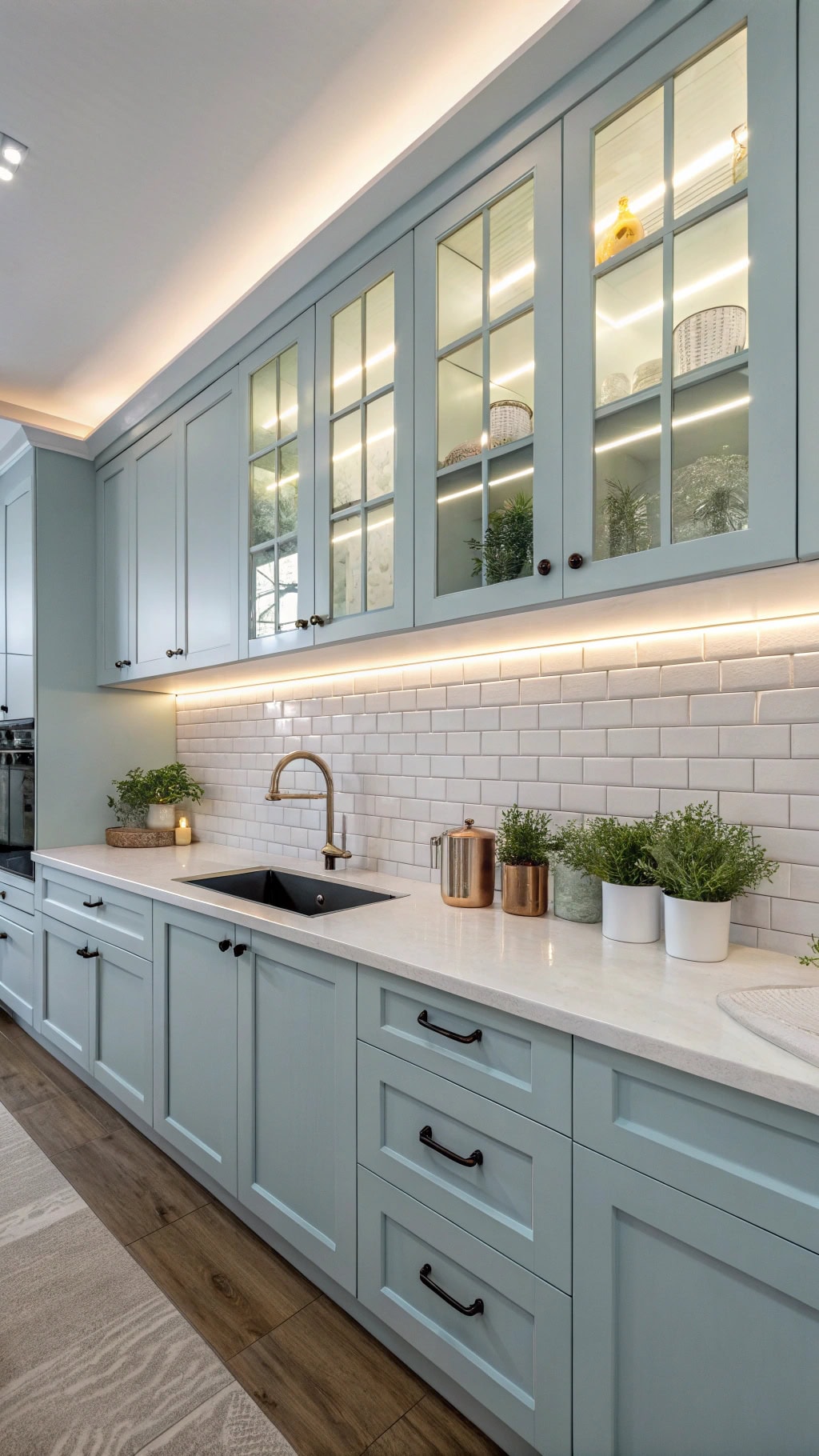 transformative led kitchen lighting