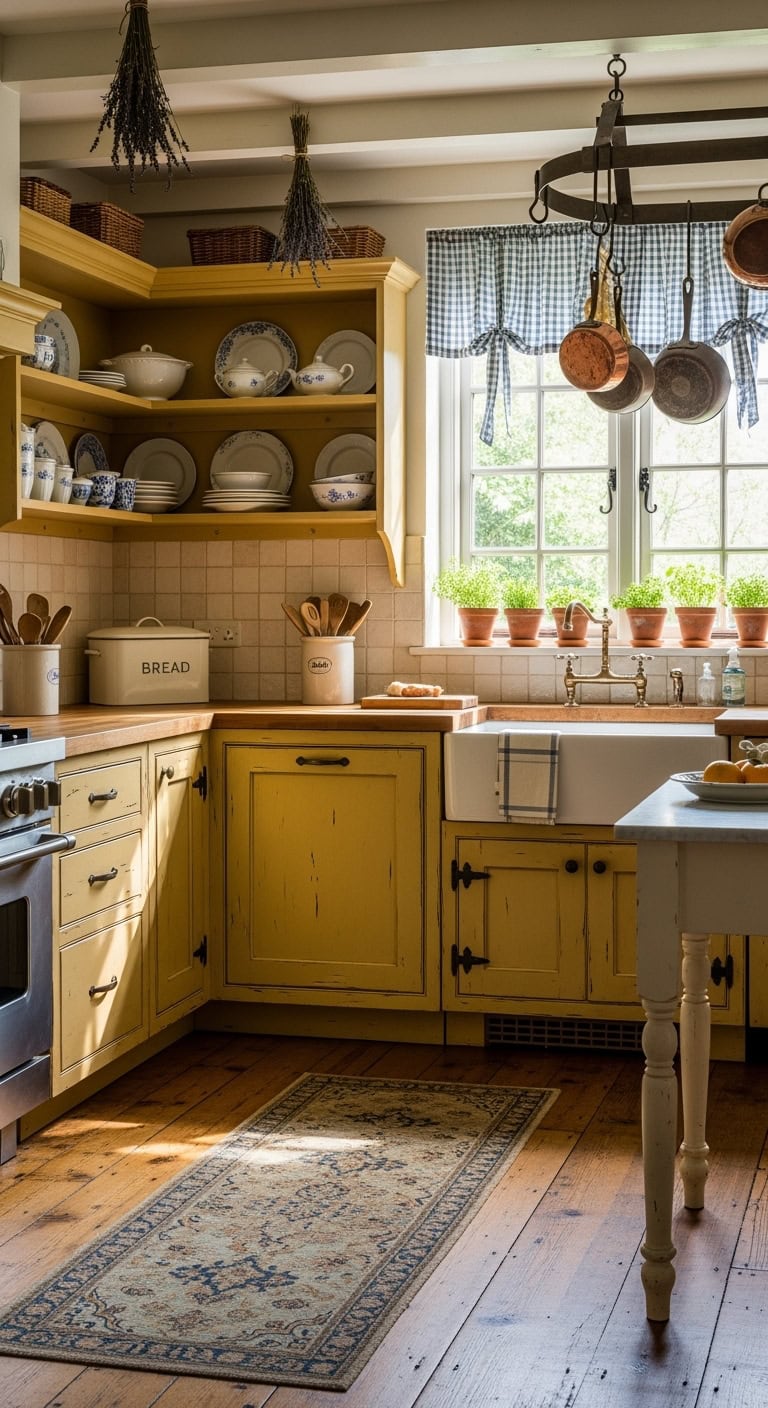 french country kitchen style