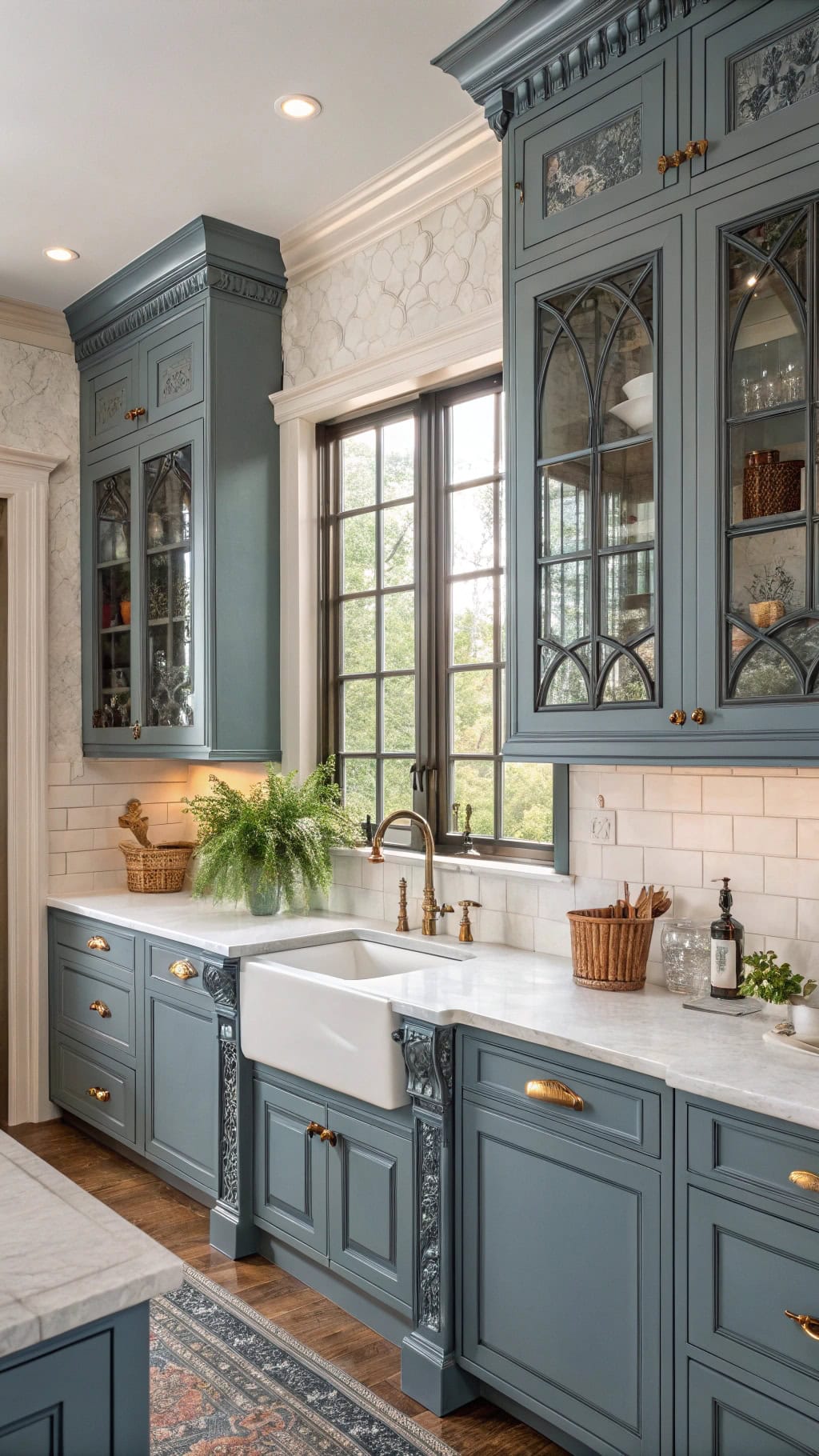 victorian kitchen elegance details