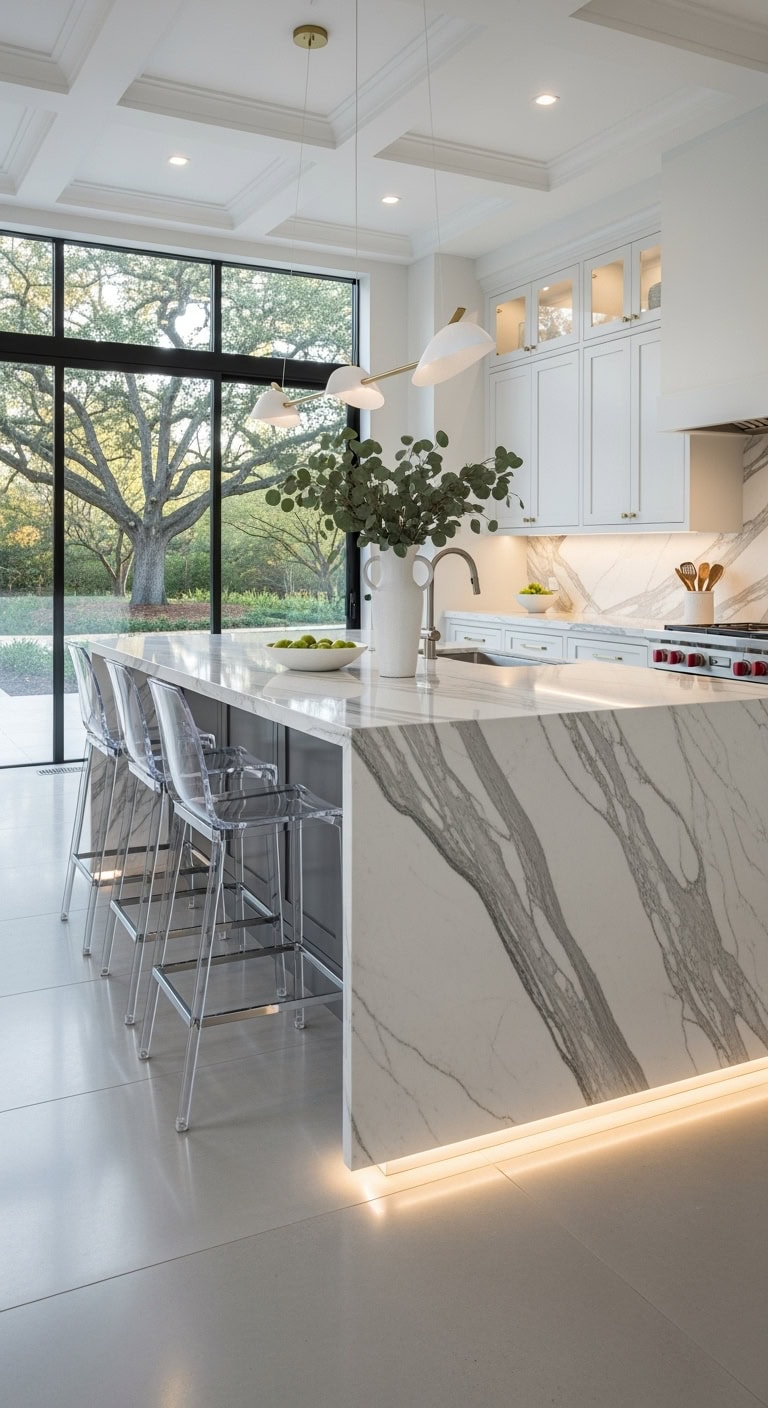 seamless waterfall stone island