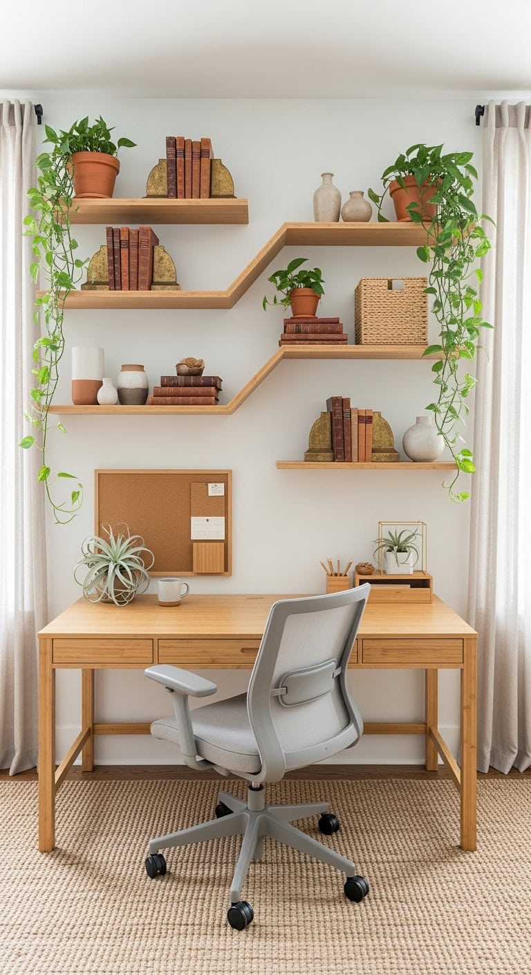 eco chic dreamiest floating wooden shelves