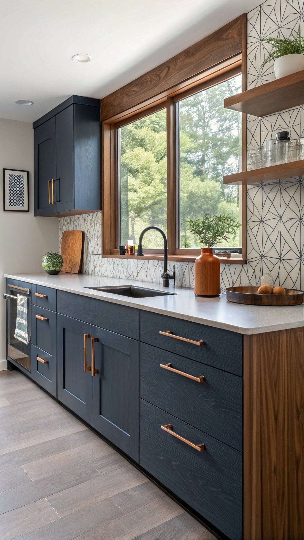 retro chic mid century cabinets