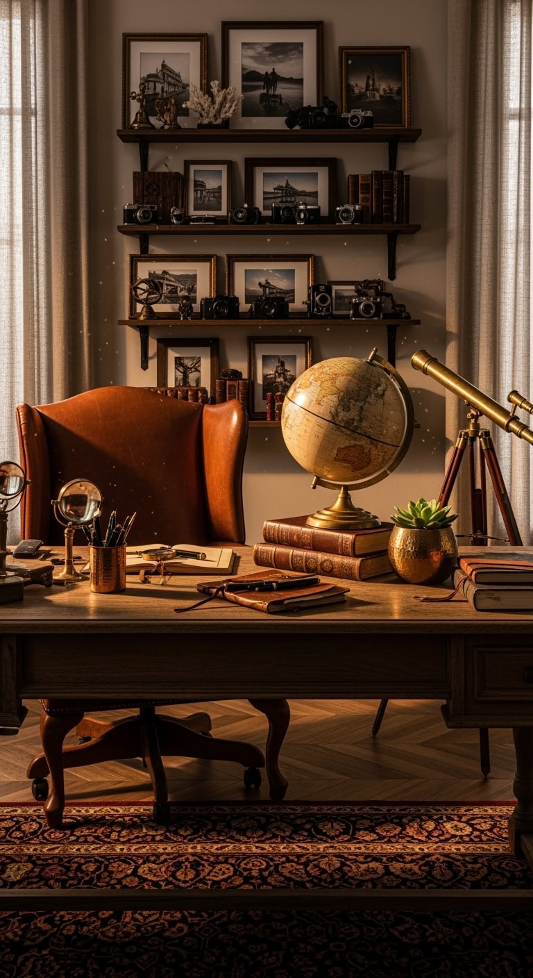 vintage worldly eclectic functional