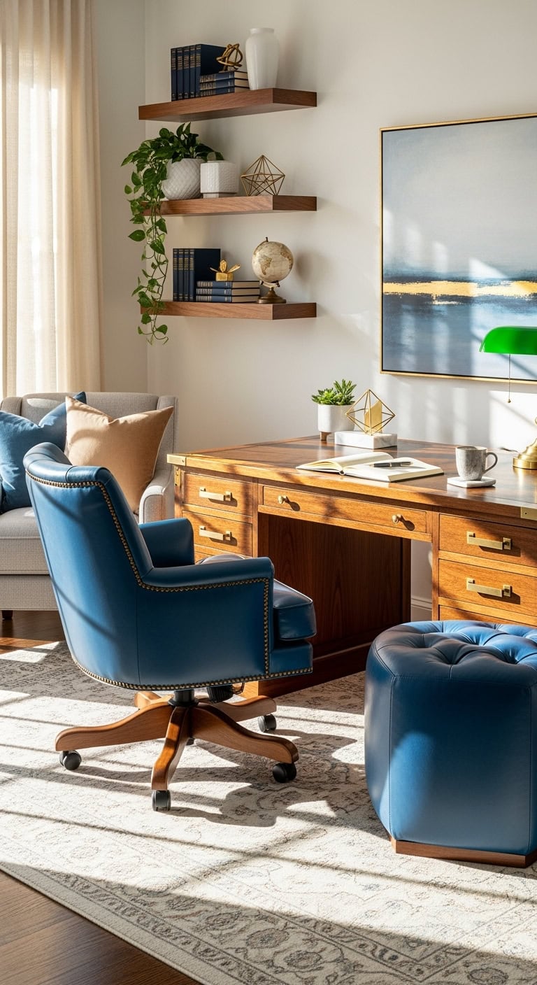 luxurious cozy bold balanced