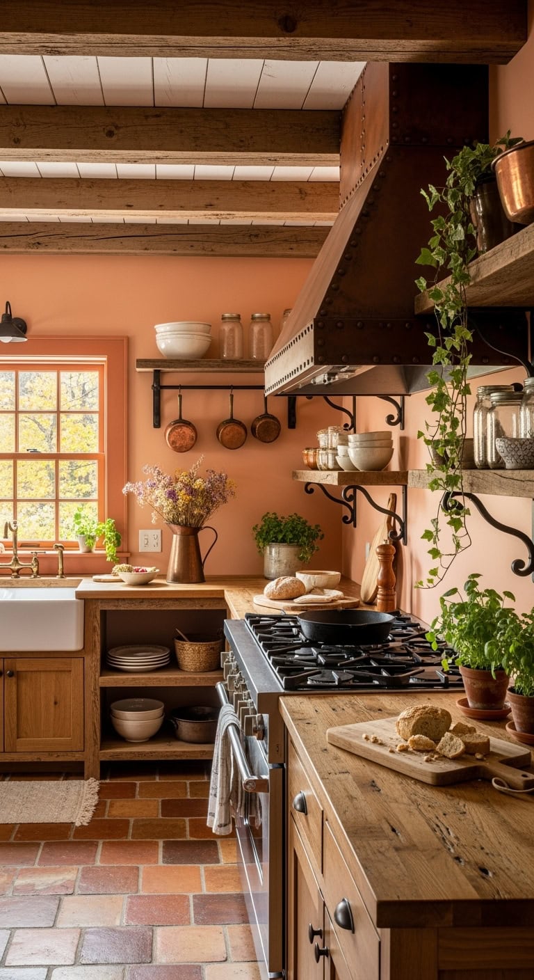 rustic warmth and charm