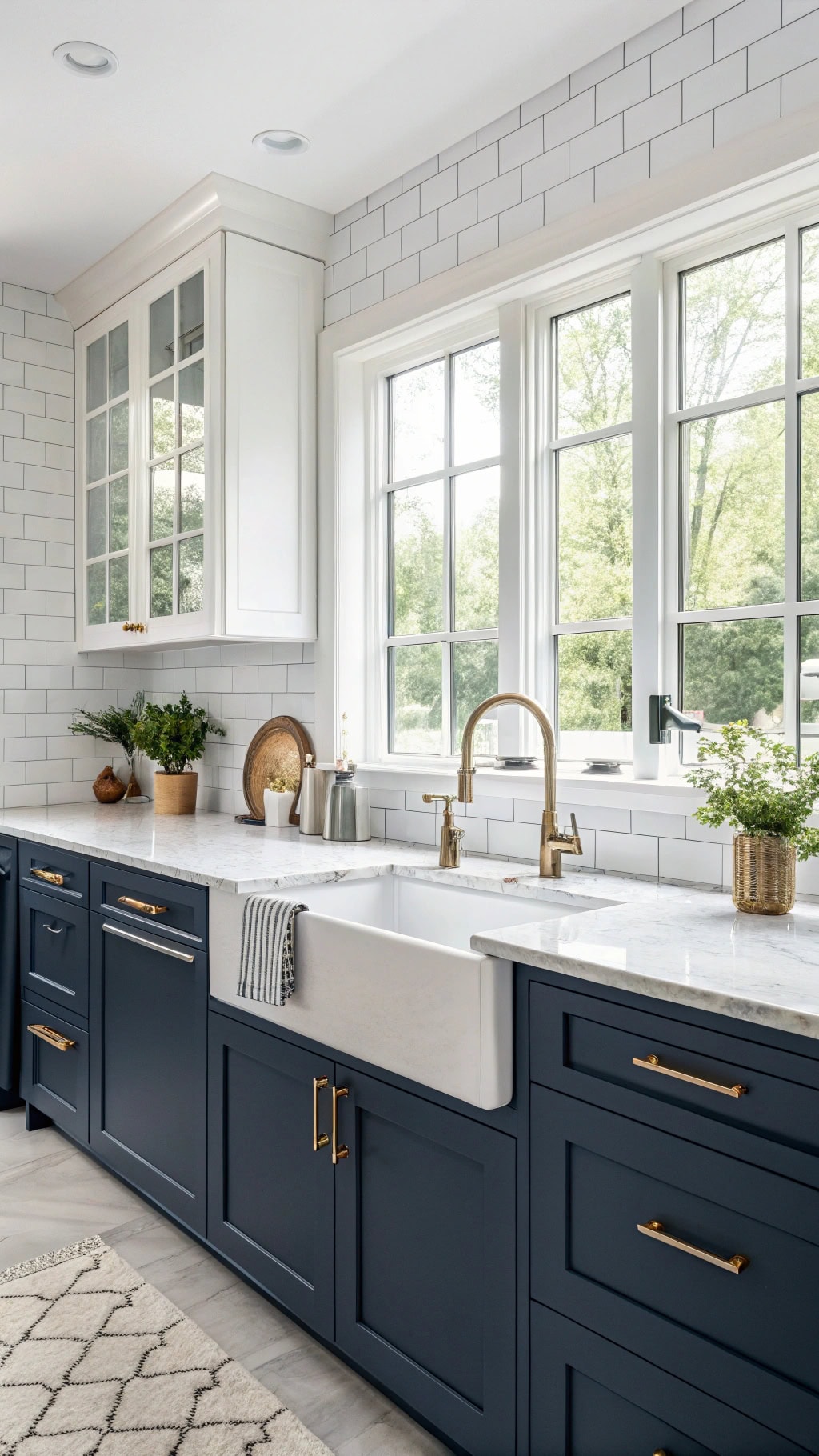 two tone kitchen island designs