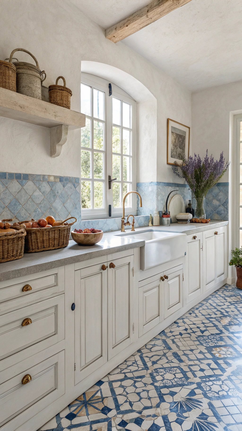 riviera inspired kitchen floor designs