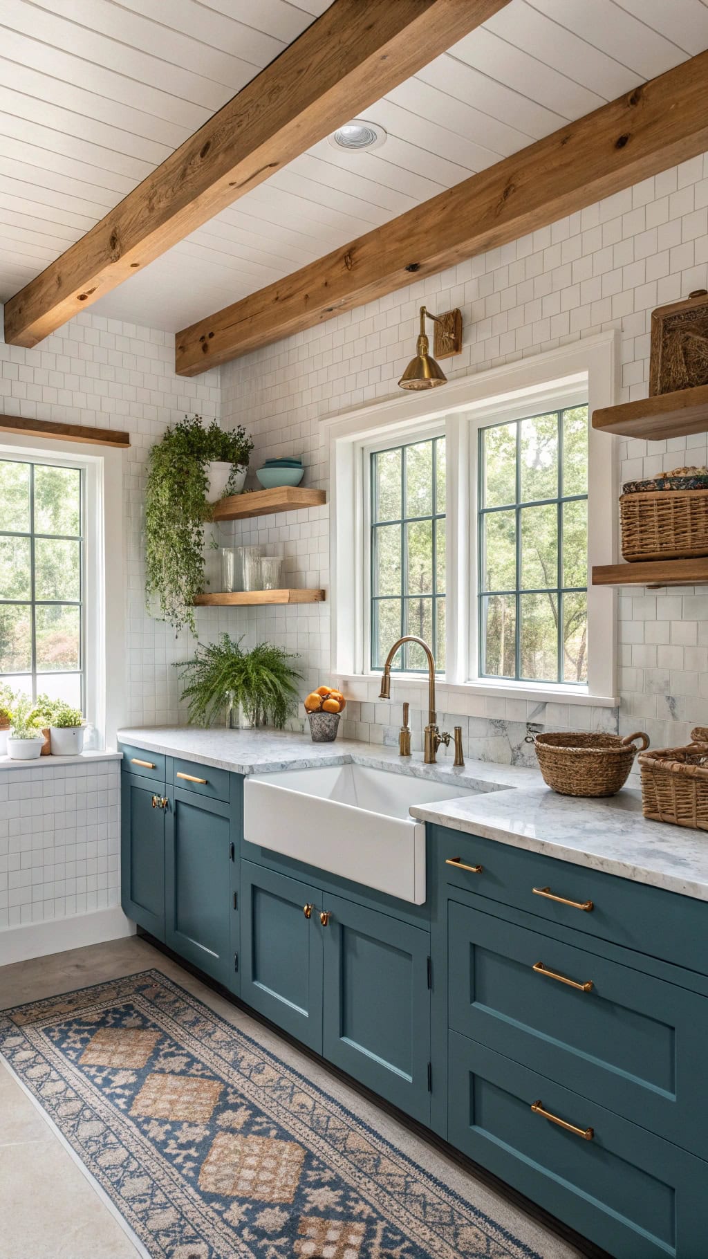 exposed beams enhance sophistication