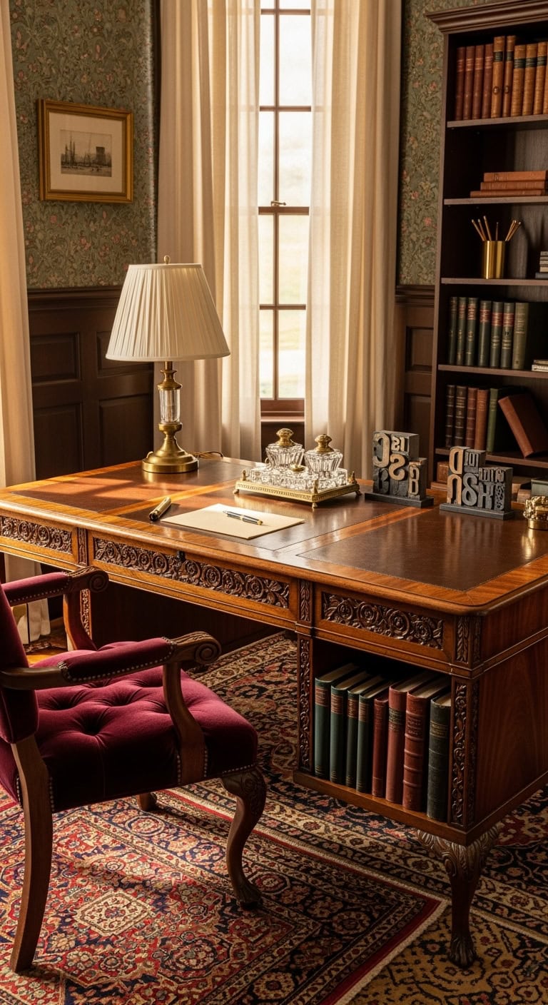 intricate golden leather bound romantic charm