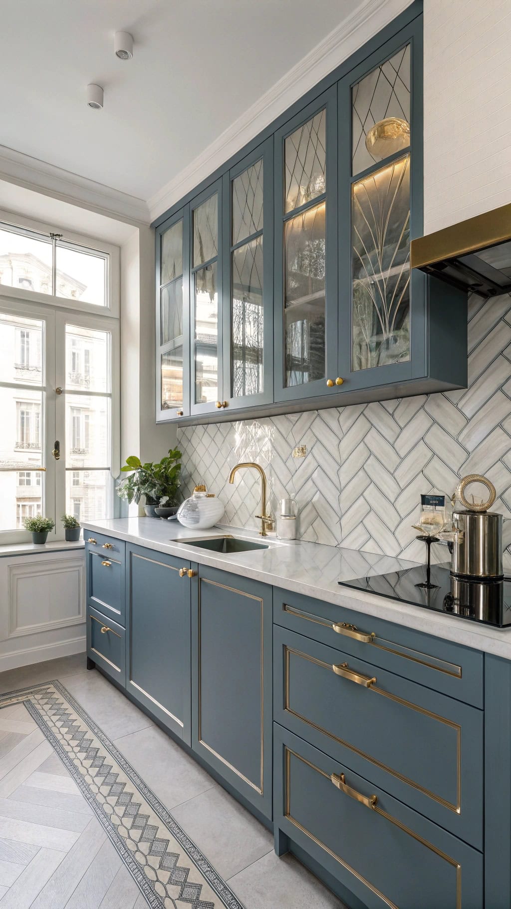 gatsby inspired art deco kitchens
