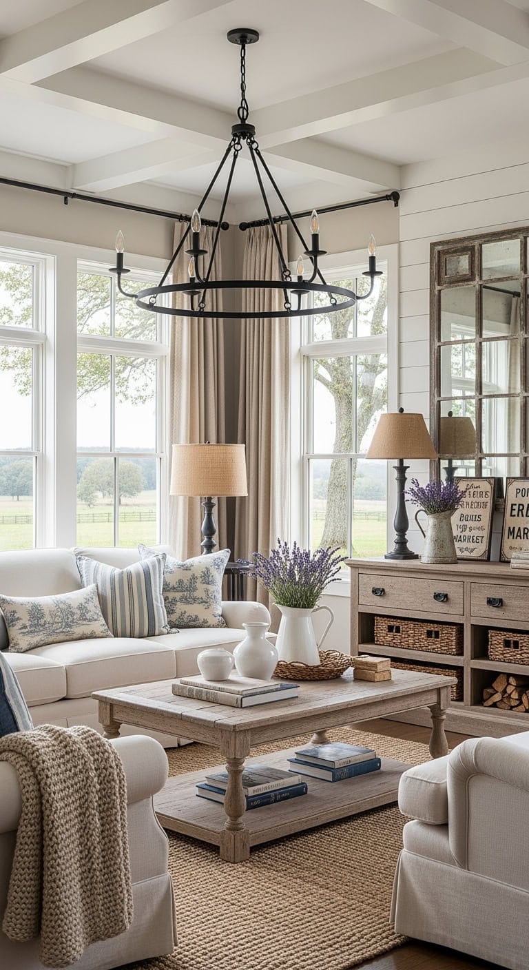 rustic linen distressed wood