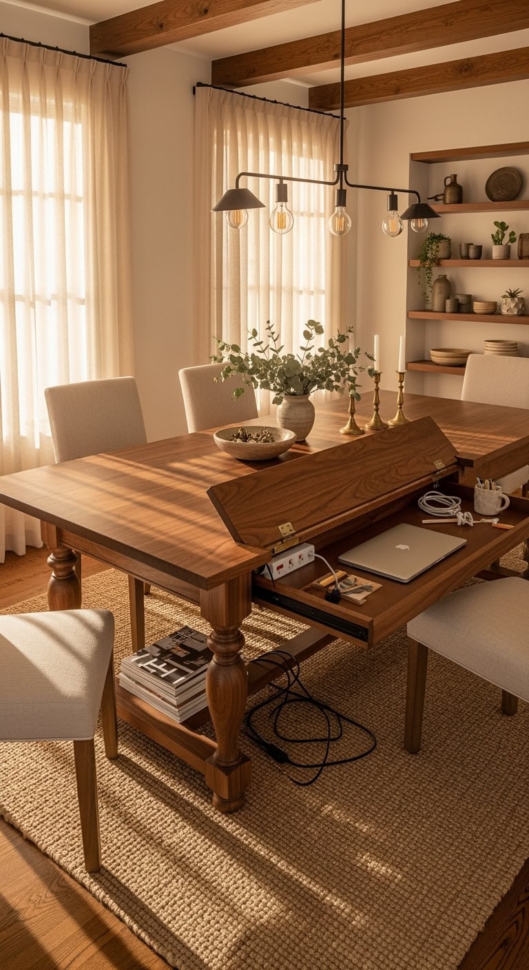 covert command center dining table
