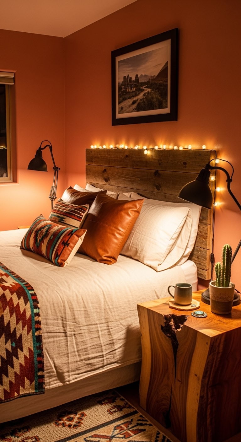 earthy rustic southwestern desert oasis