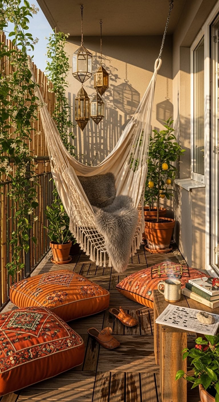 dreamy floating sanctuary for relaxation