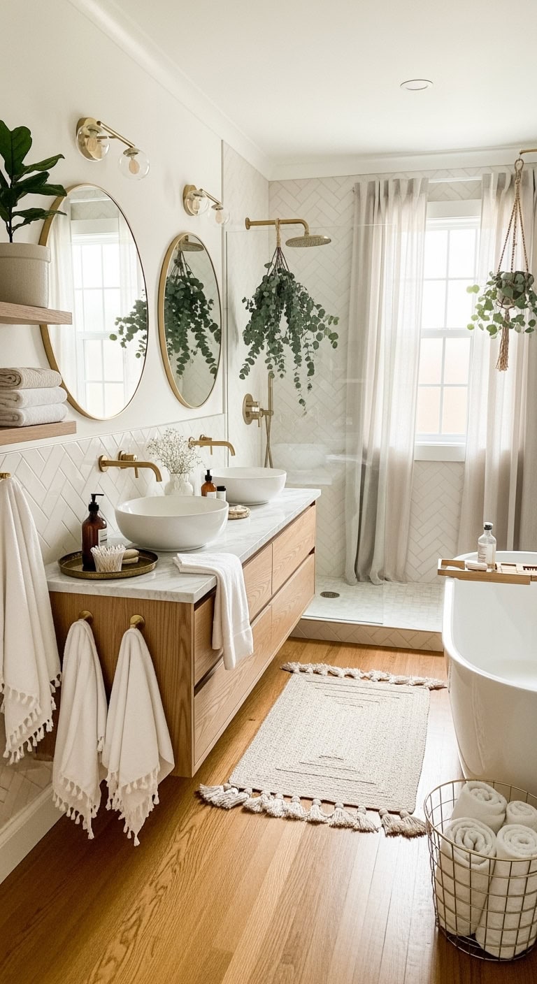 luxurious spa inspired bathroom aesthetic