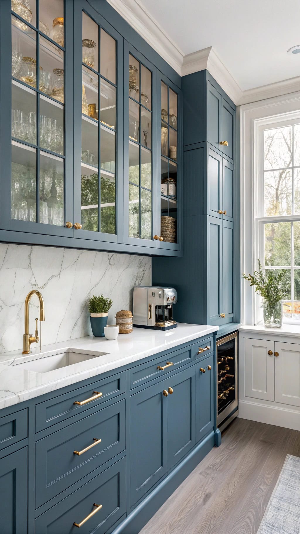 elegant butler pantry design