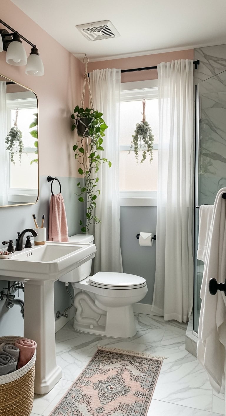 gradient gone wrong bathroom color confusion