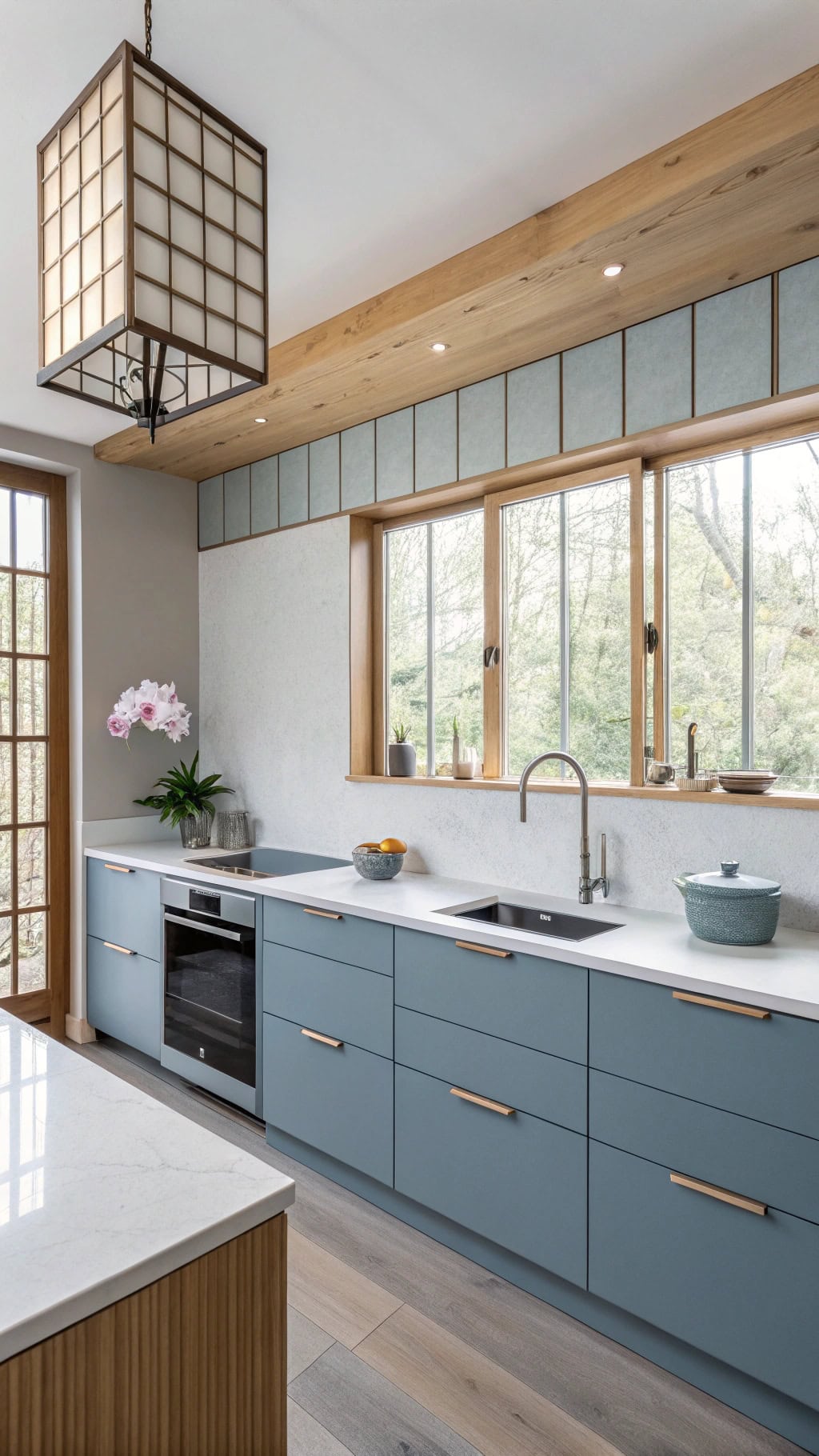 mindful minimalism in blue