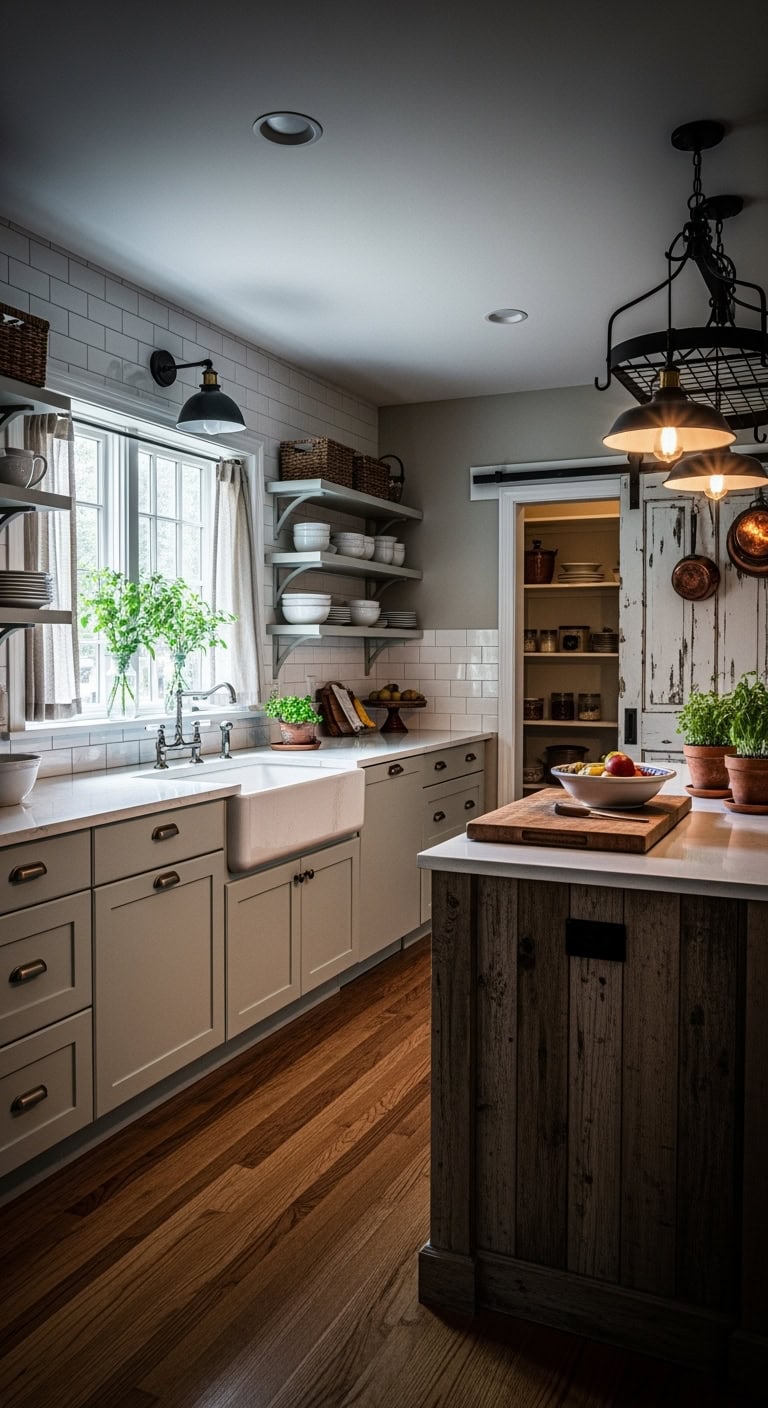 charming farmhouse kitchen design