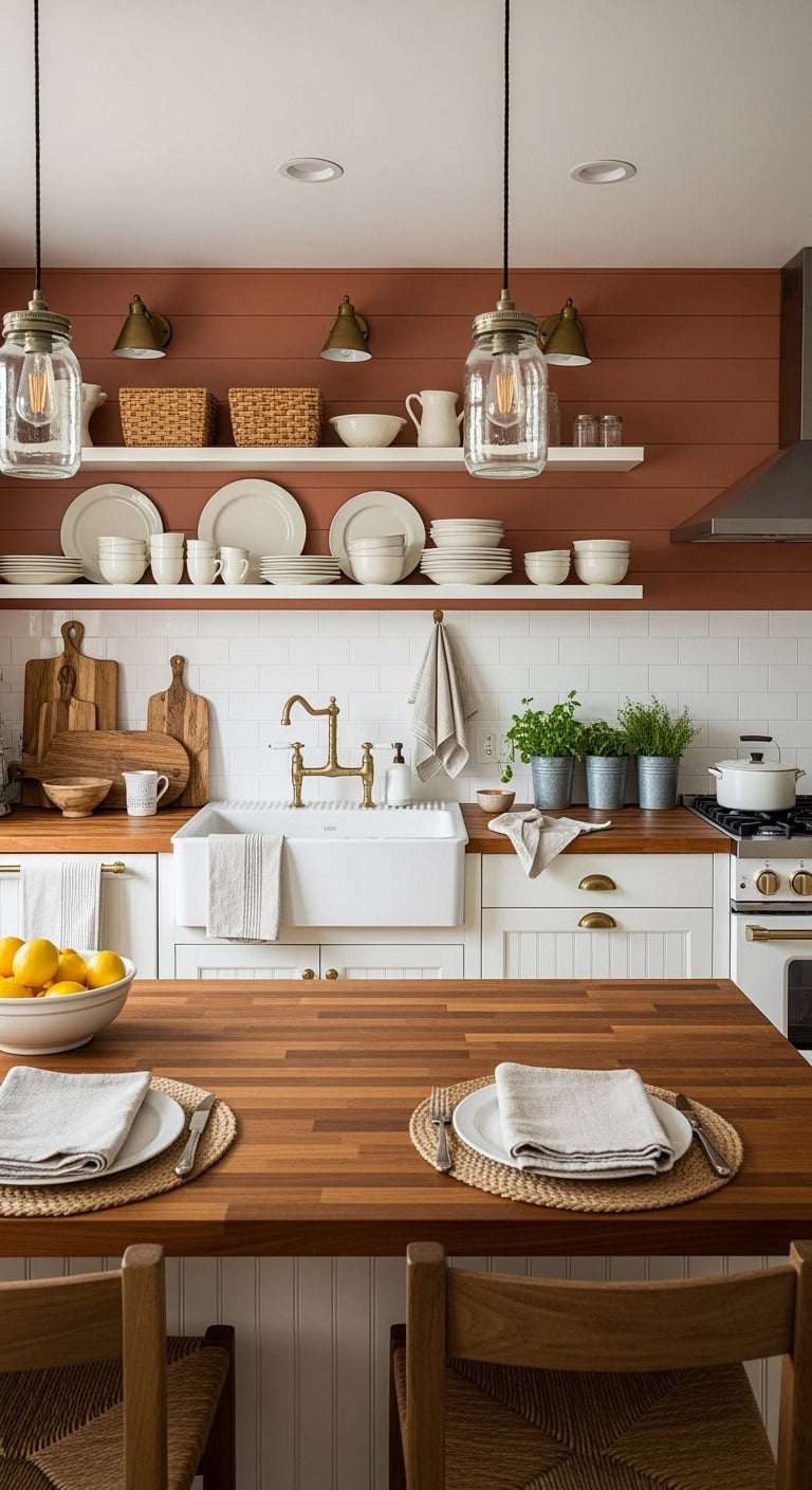 chic farmhouse kitchen design