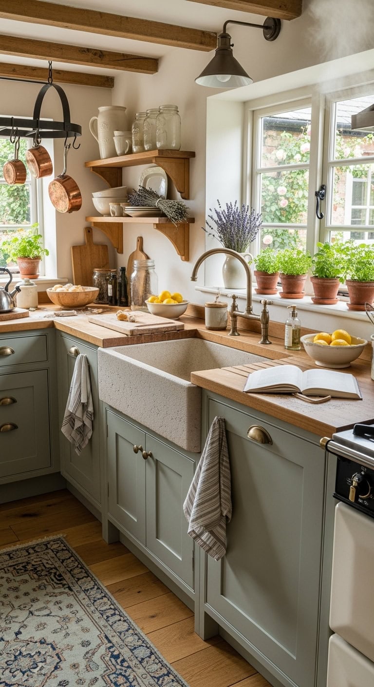 cozy farmhouse kitchen design inspiration