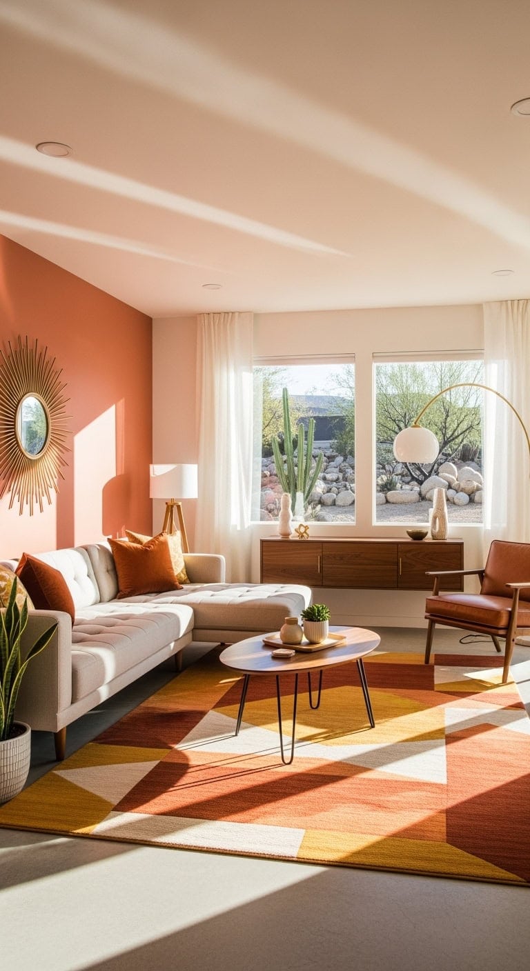 retro burnt orange vibes