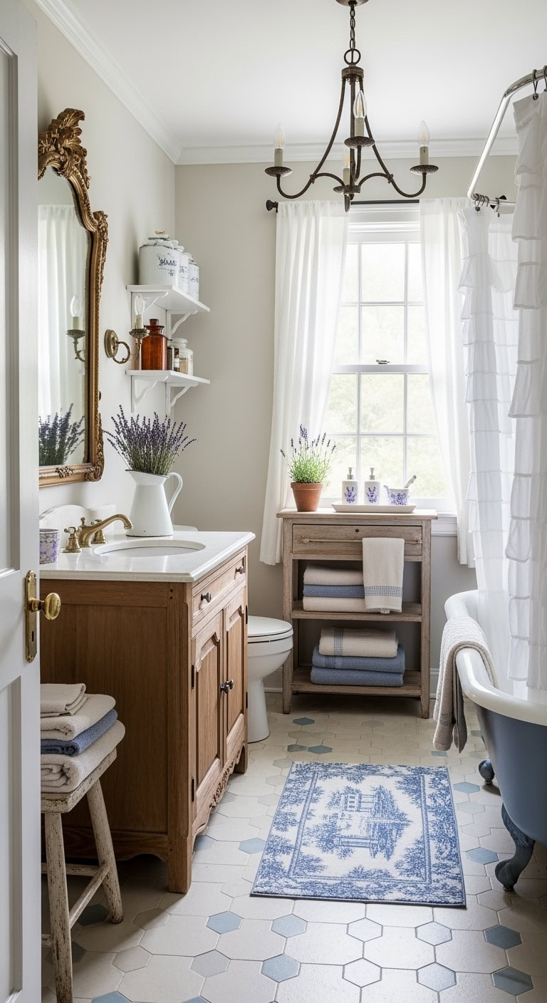 provence inspired distressed chestnut elegance