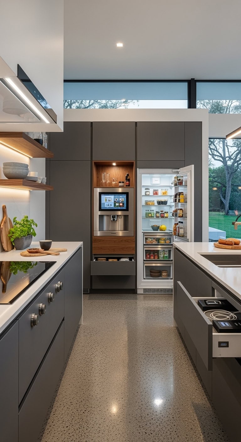 intelligent connected streamlined harmonious kitchen