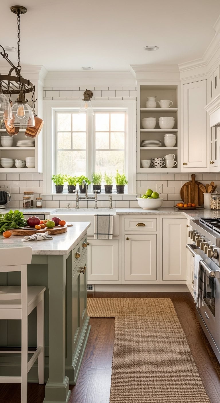 chic traditional kitchen design