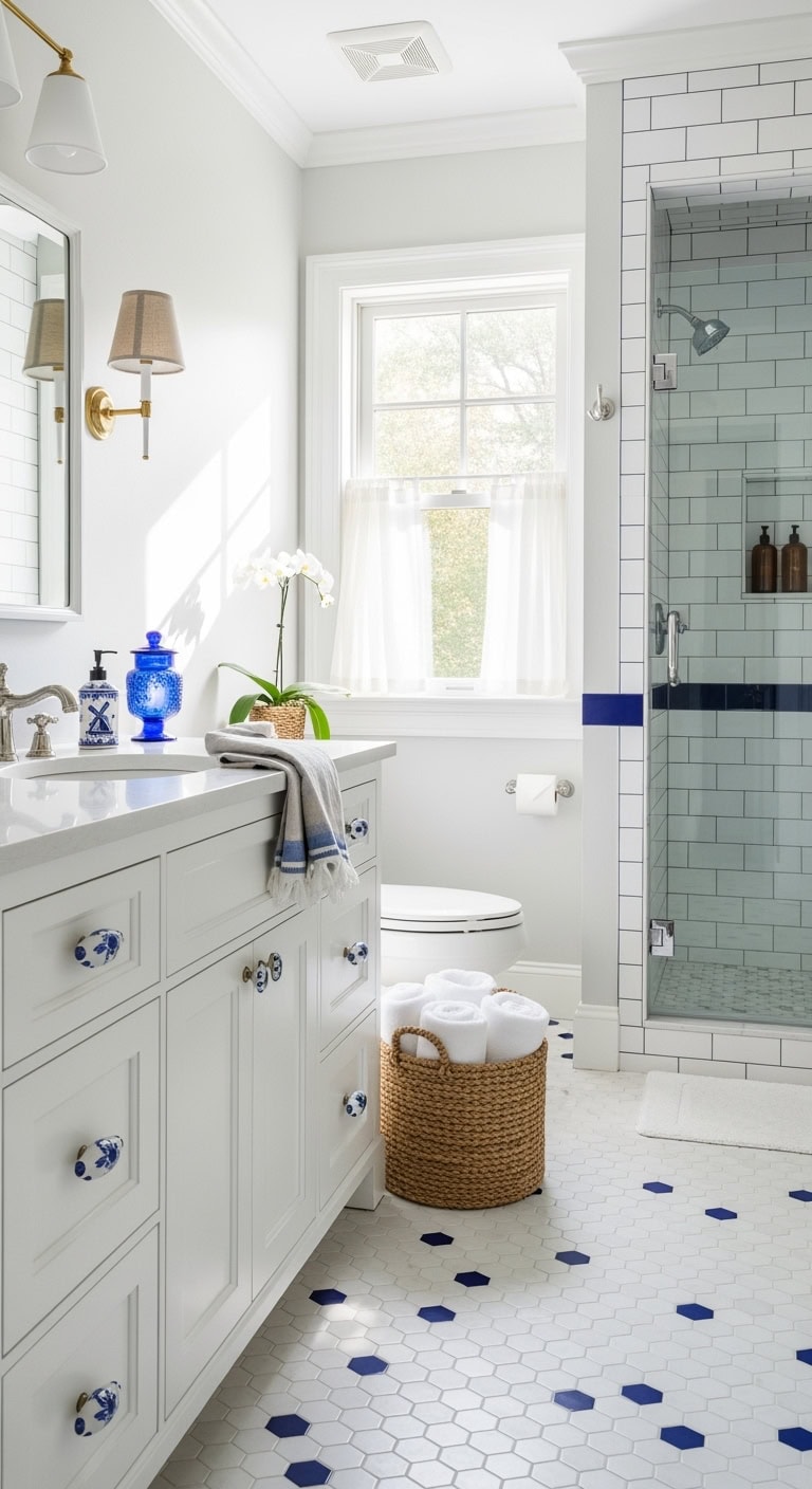 dutch inspired bathroom hardware