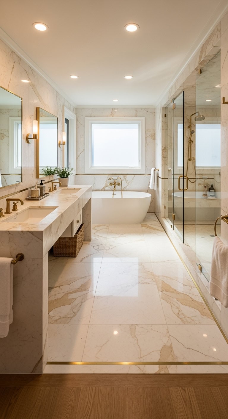 seamless marble threshold transitions