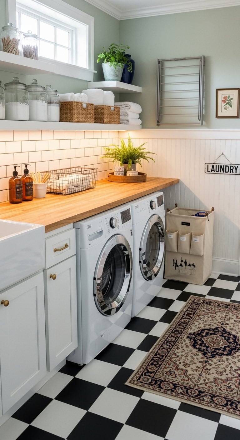 timeless checkerboard vinyl flooring patterns