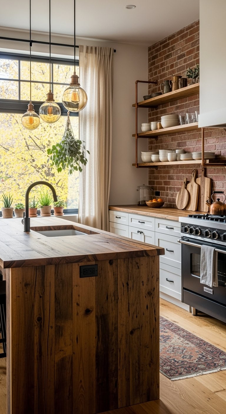 industrial rustic kitchen design