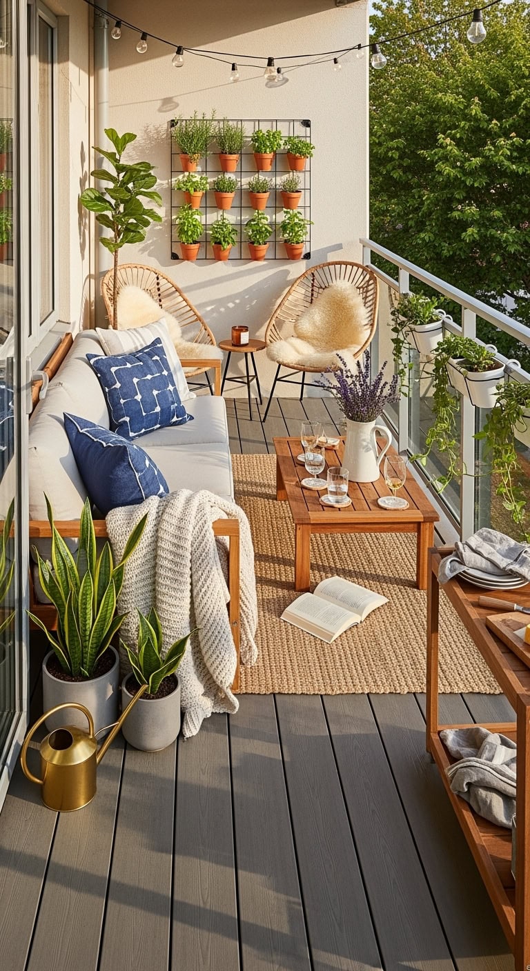 herb filled space saving vertical gardening solutions