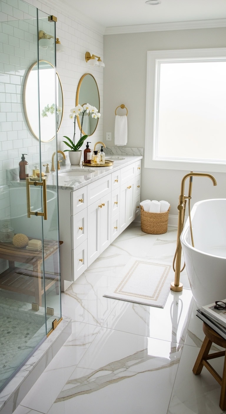 opulent and elegant marble flooring