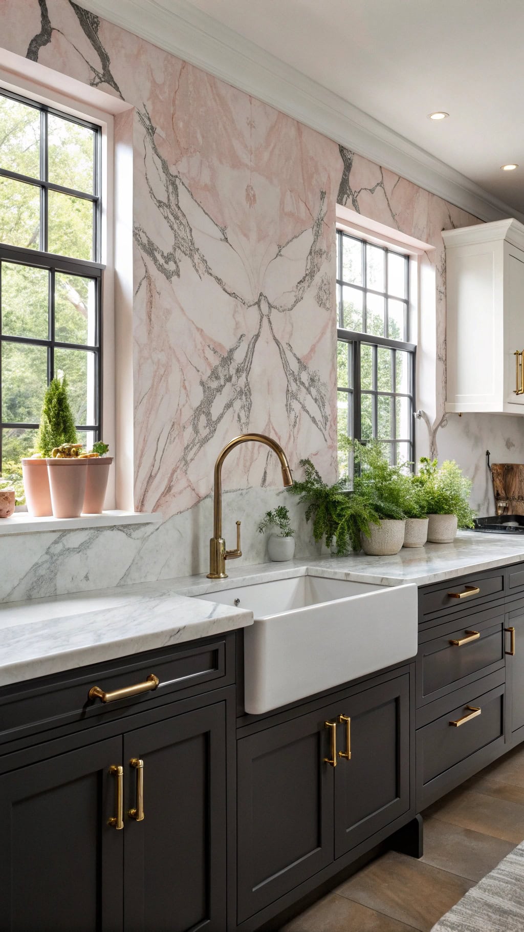 bold luxury with flamingo marble
