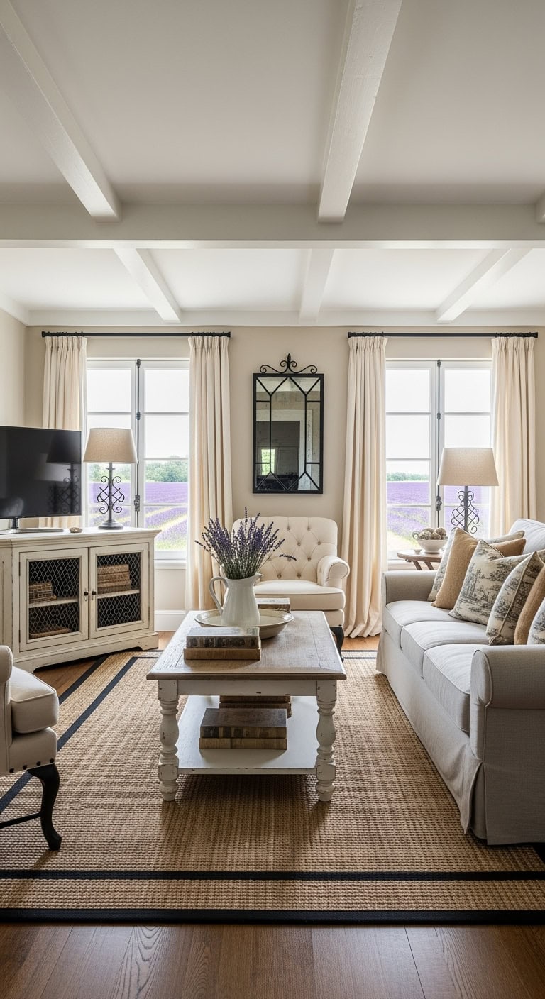 creamy beige black iron