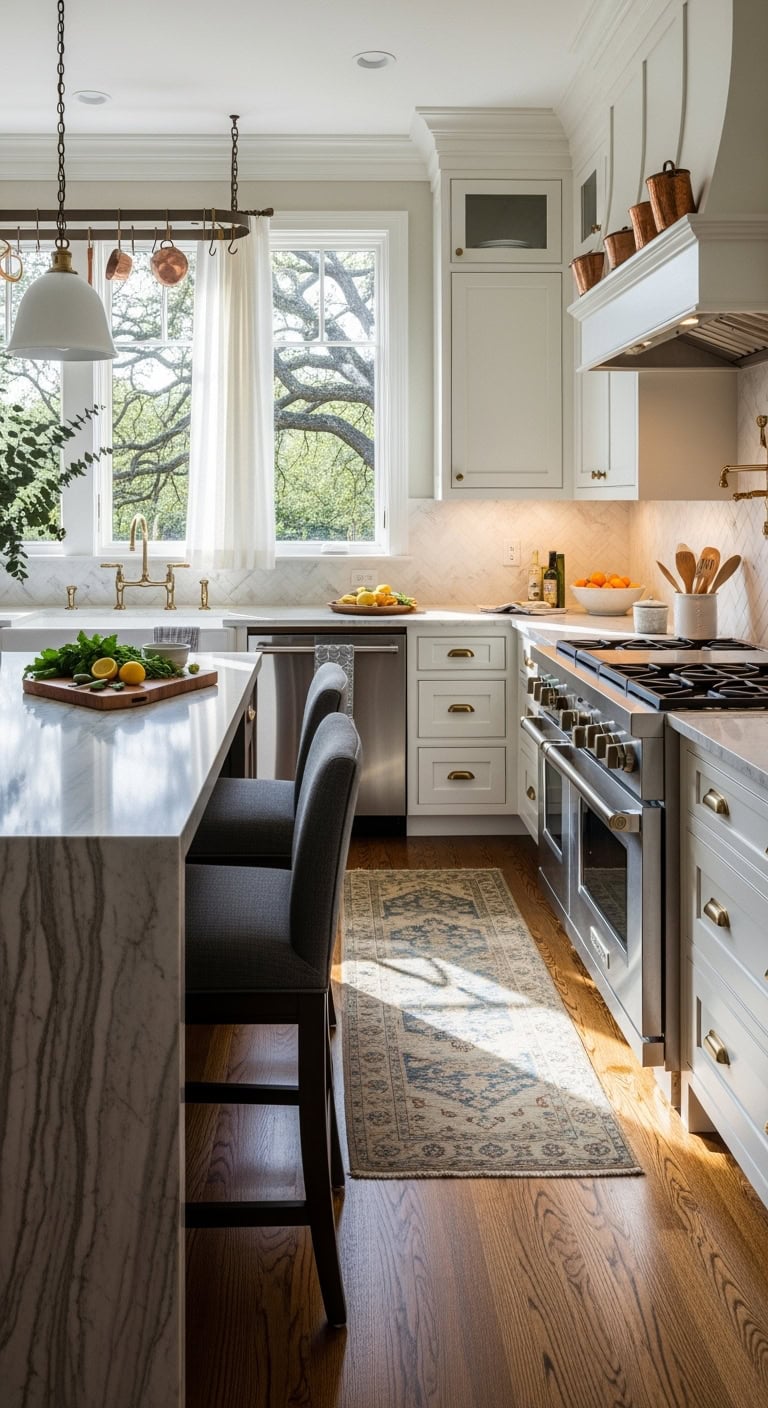 classic contemporary bridged aesthetic