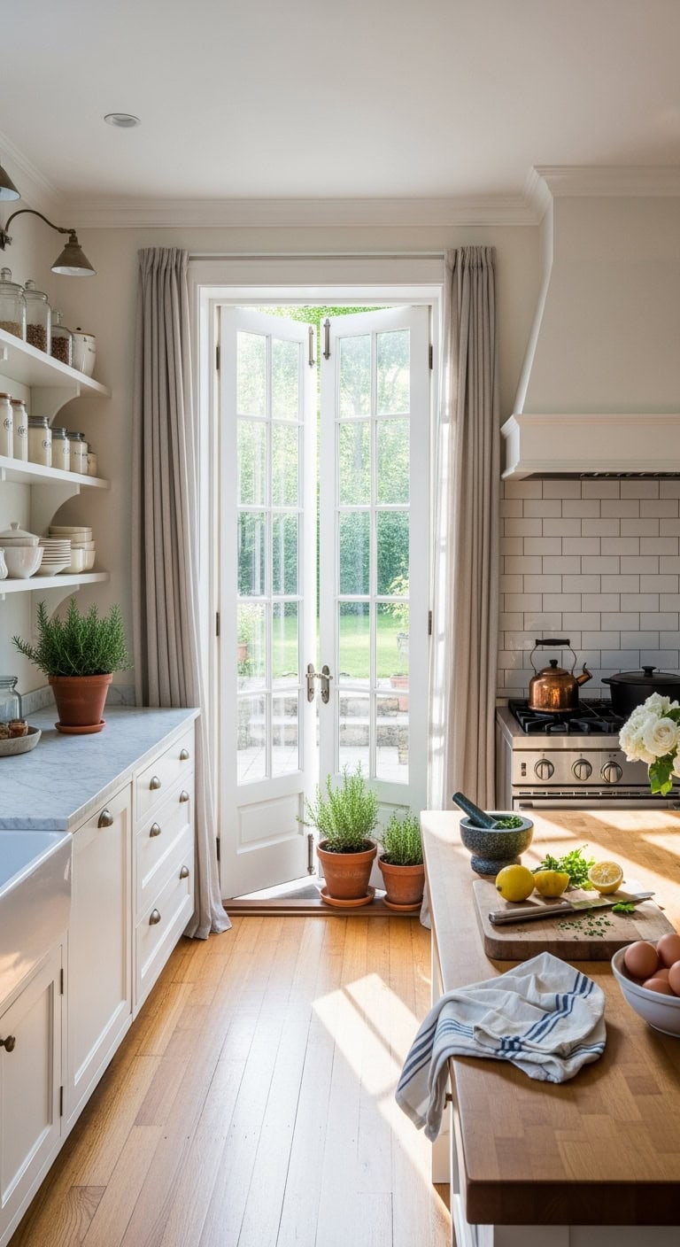 scenic kitchen french door sanctuary