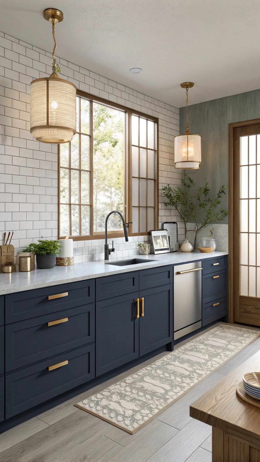 serene zen kitchen design