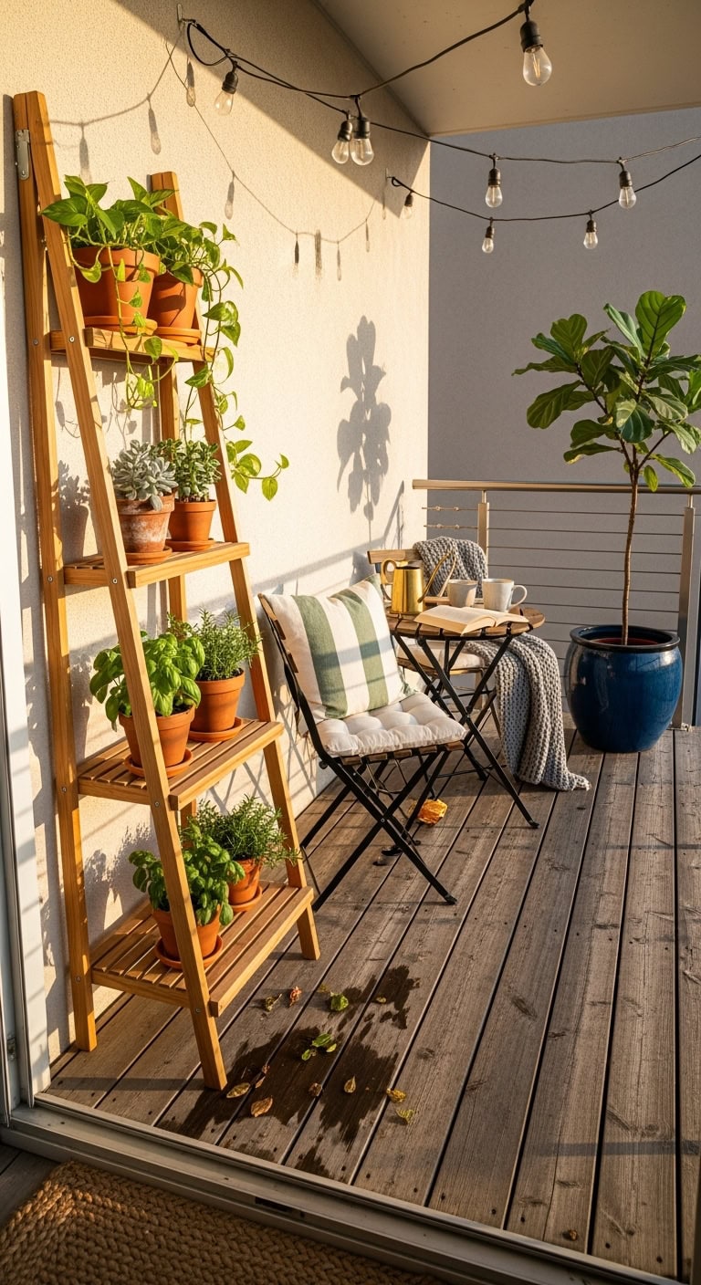 space efficient vertical gardening