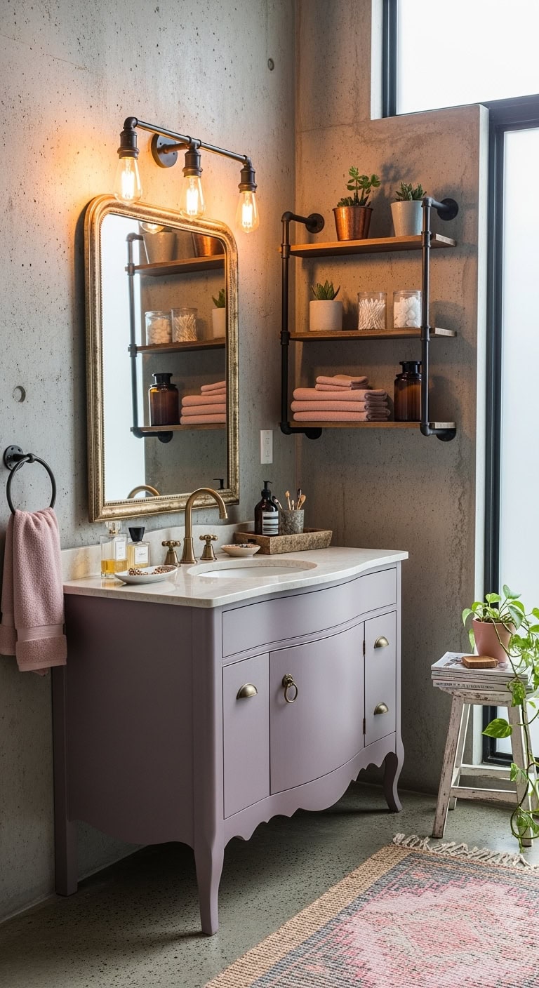 contrasting aesthetics blended harmoniously