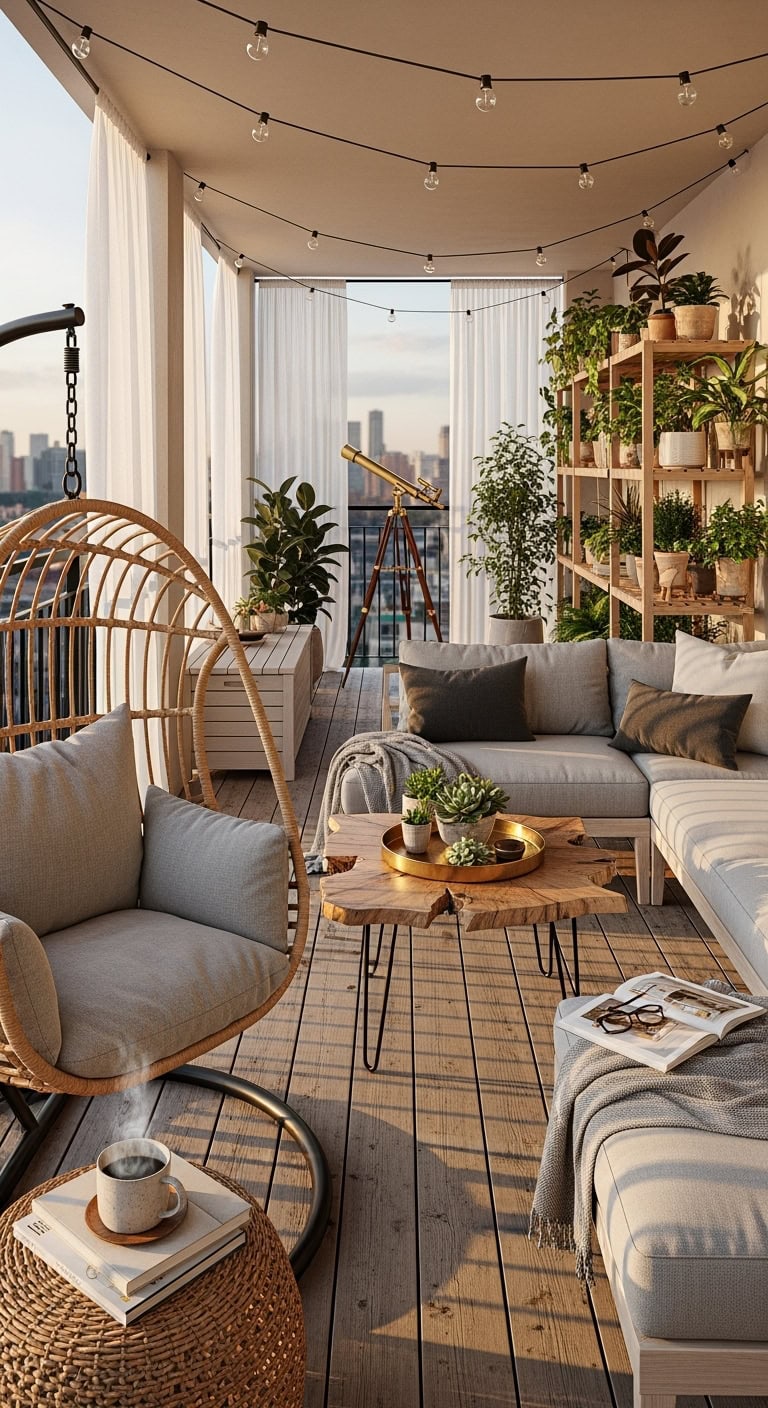 sunlit reading haven with creature comforts