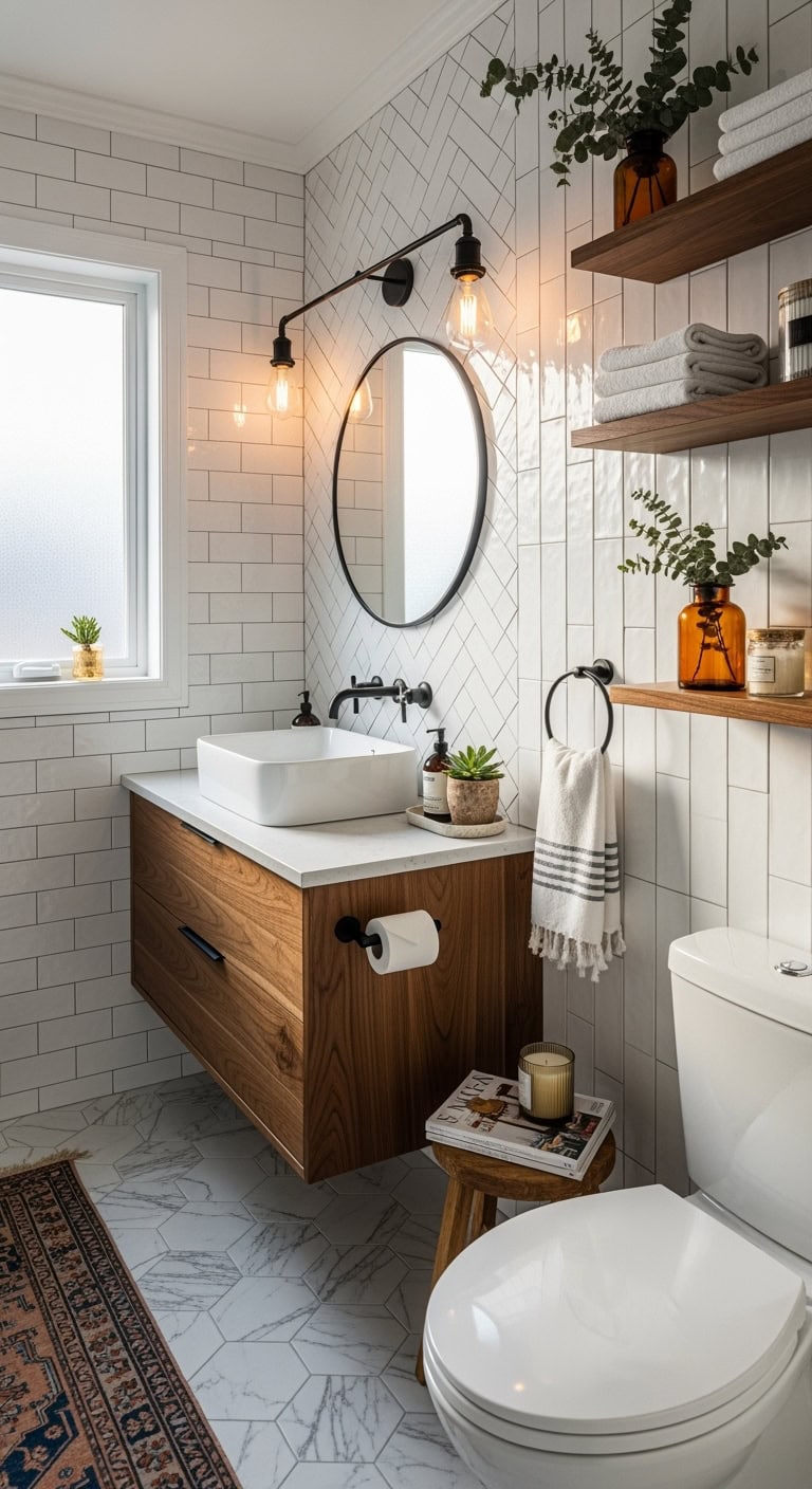 versatile timeless dimensional subway tile accents