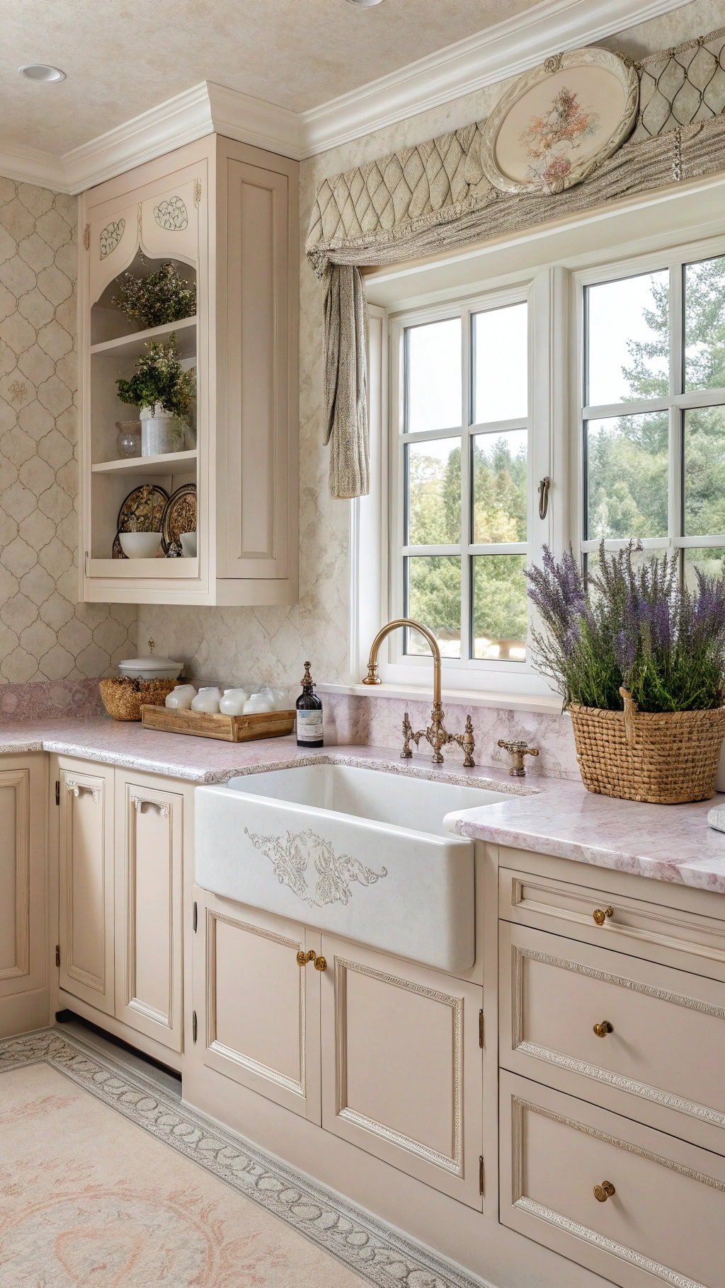 dreamy french provincial kitchen