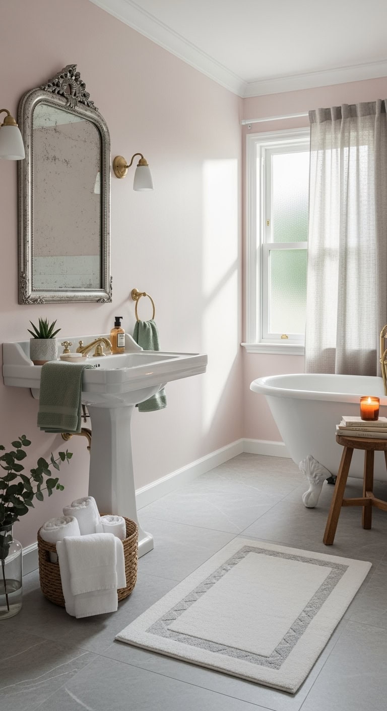 metallic bathroom overload requires refinement